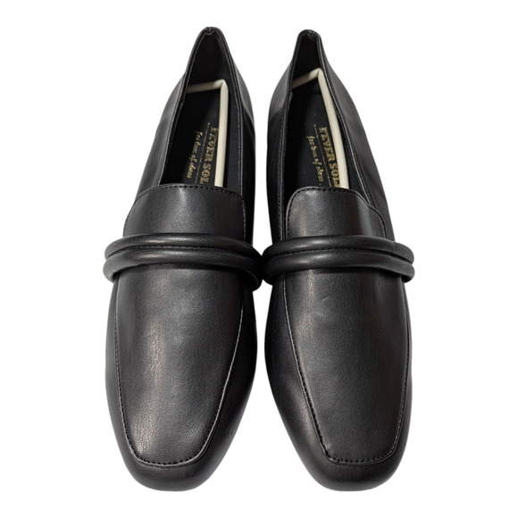 Fever Sole-For the Love of Shoes-Women's-Black Loafer's-Size 9-9.5 -Dress Shoes - Picture 3 of 7